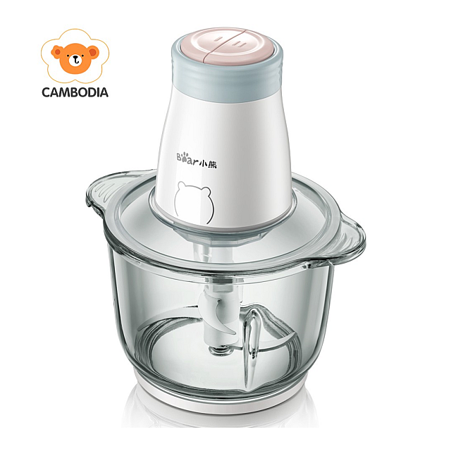 Bear Food Chopper 1 Knife FC-B02Q1-P01 (ម៉ាស៊ីនកិនសា...